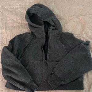 Lululemon Dark Gray Half-Zip Hoodie